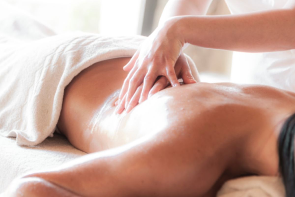 Relaxing body massage